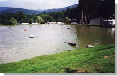 Etang camping La Broche